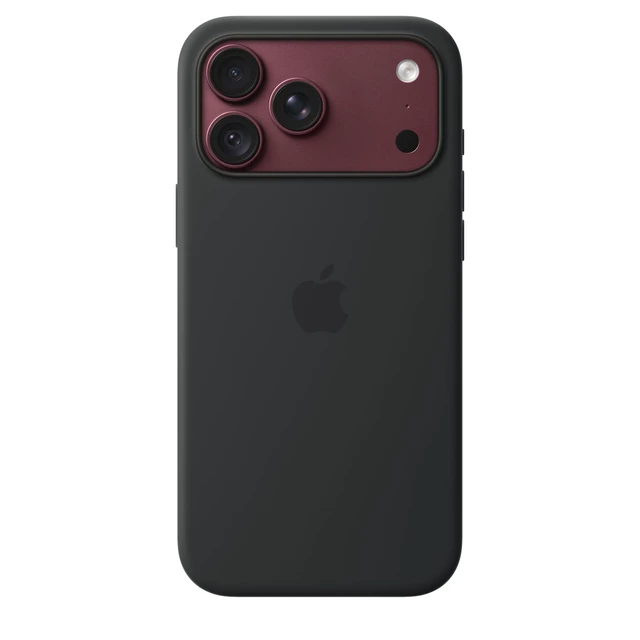 Alt view image 2 of 4 - iPhone 18 Pro Max Silicone Case with MagSafe Black | Lightweight Phone Case, Wireless Charging Compatible, Smooth Matte Finish
