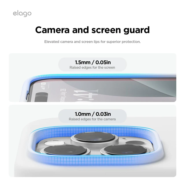 Alt view image 5 of 7 - Premium Liquid Silicone Case for iPhone 16 Pro White | Full Body Protection, Shockproof, Slim Phone, Anti-Scratch Soft Microfiber Lining (White)