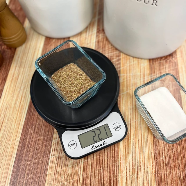 Alt view image 6 of 7 - Telero Digital Food Scale, High Precision Kitchen Scale for Cooking, Baking, Portion Control, Meal Prep, Weigh in Grams and Ounces, 11 lb Capacity, Black (T136)