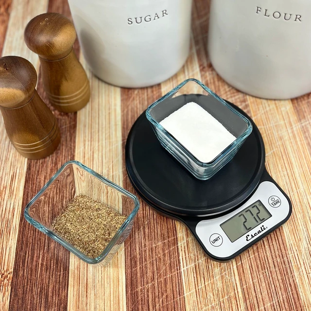 Alt view image 5 of 7 - Telero Digital Food Scale, High Precision Kitchen Scale for Cooking, Baking, Portion Control, Meal Prep, Weigh in Grams and Ounces, 11 lb Capacity, Black (T136)