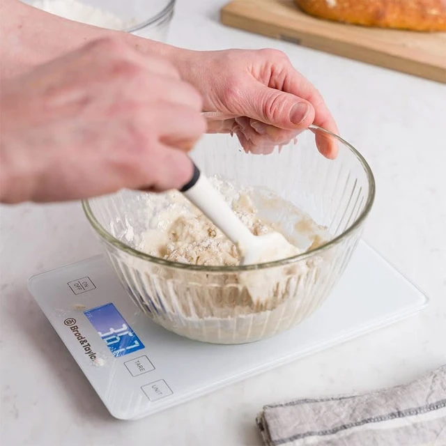 Alt view image 2 of 7 - High Capacity Baking & Kitchen Scale (Weighs up to 33lbs/15kg of Ingredients), 1-Gram Precision, Five Unit Options, 5-Minute Display, Batteries Included