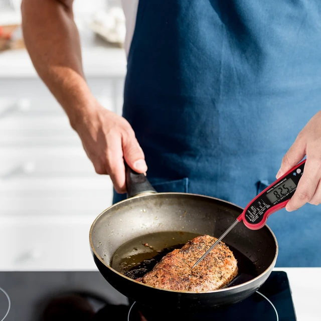 Alt view image 6 of 6 - Meat Thermometer - Digital Instant Read, Waterproof for Cooking & Baking