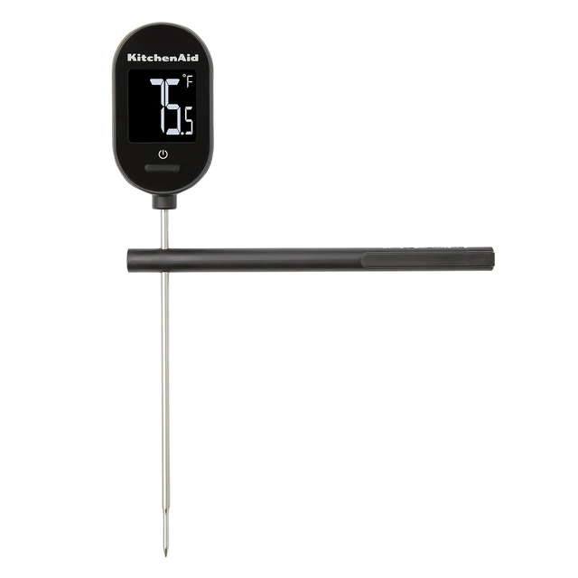 Alt view image 7 of 7 - KQ910 Backlit Instant Read Digital Food Kitchen Grill Thermometer, Meat, and Cooking Wireless Thermometerer, Black