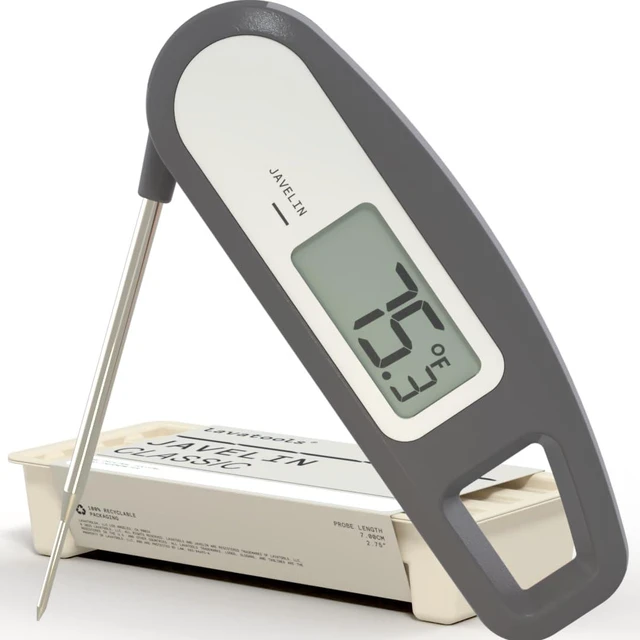 Main image of Ultra-Fast 3-Second Digital Instant Read Meat Thermometer for Grill and Cooking, 2.75" Probe, Compact Foldable Design, Large Display, IP65 Water Resistant, NSF Certified Sesame