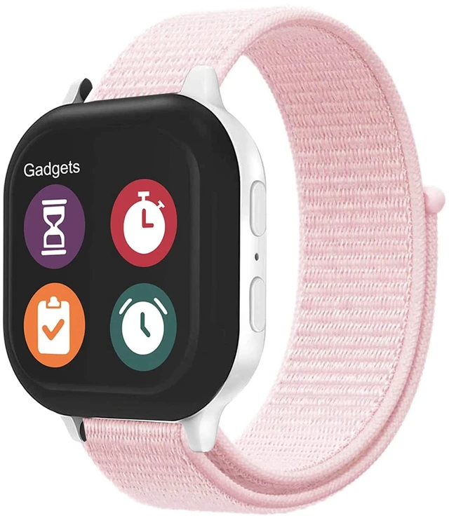 Main image of Kids Band Replacement Compatible with Gizmo Watch 3 2 1/ Gabb Watch | Breathable Hook & Loop Nylon Watch Bands with 20mm Quick Release Pins