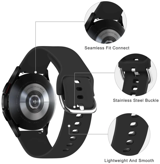 Alt view image 4 of 5 - 3 Pack Bands Compatible with Gizmo Watch Band Replacement for Kids, Soft Silicone Adjustable Sport Strap Replacement Wristbands for Verizon Gizmo Watch 2 / Gizmo Watch 1 Smartwatch Boys Girls