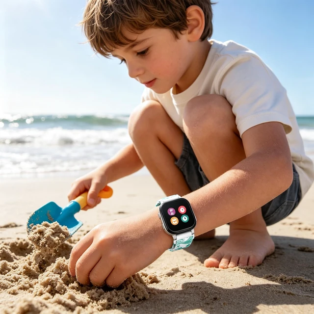Alt view image 7 of 7 - Sea Turtle Nylon Bands for Gizmo Watch Band for Kids Compatible with Gizmo Watch 3 2 1/ Gabb Watch 3 2 1/Cosmo JrTrack Watch, Soft Cut Nylon Stretch Strap with Magnetic Clasp for Boys and Girls