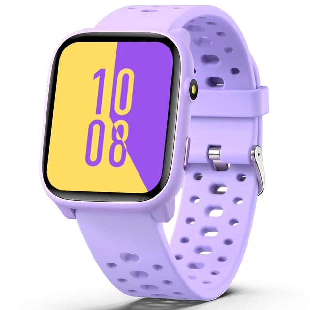 Alt view image 2 of 4 - Smart Watch Replacement Band Compatible with W98 Kids Watch for Boys Girls, Replacement Strap Wristband (Purple)
