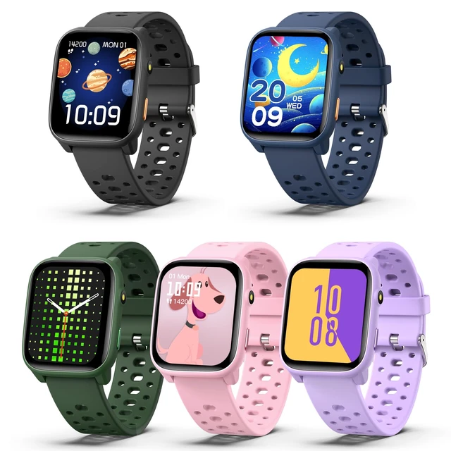 Alt view image 4 of 4 - Smart Watch Replacement Band Compatible with W98 Kids Watch for Boys Girls, Replacement Strap Wristband (Purple)