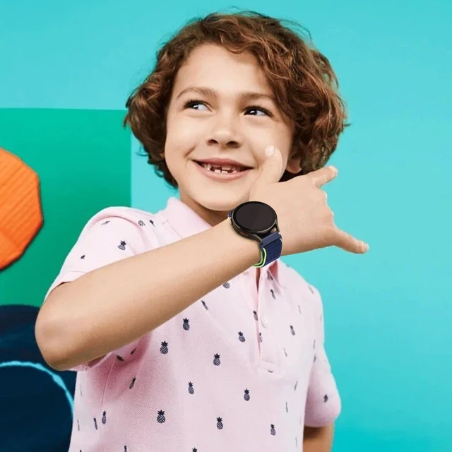 Alt view image 5 of 7 - Nylon Bands for SyncUP Kids Watch 2/1 Band, Adjustable Breathable Nylon Replacement Strap Compatible with Tmobile Sync UP Kids Watch 2/1 Band (Black+Blue+Lime)