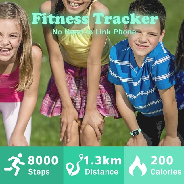 Alt view image 3 of 6 - Kids Watches for Girls Boys Digital Sport Watch with Step Counter Pedometer Vibration Alarm, No App Waterproof Fitness Tracker Kids Watch Boys Girls Teens Students Ages 5-16
