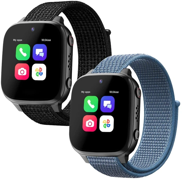 Main image of Compatible with amiGo Jr Watch 2 1/Cosmo JrTrack 5 SE/5/Bark Watch Band | for AT&T amiGo Jr Watch 2 1/Cosmo Jr Track 5/4/3/2 SE/2/1/Bark Watch Soft Nylon Hook&Loop Sport Bands for Kids Boys Girls