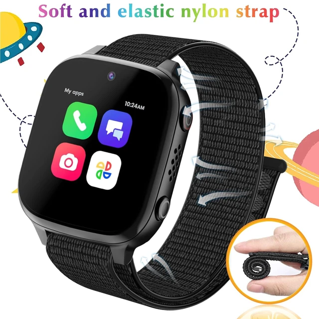 Alt view image 3 of 6 - Compatible with amiGo Jr Watch 2 1/Cosmo JrTrack 5 SE/5/Bark Watch Band | for AT&T amiGo Jr Watch 2 1/Cosmo Jr Track 5/4/3/2 SE/2/1/Bark Watch Soft Nylon Hook&Loop Sport Bands for Kids Boys Girls