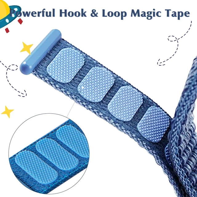 Alt view image 4 of 6 - Compatible with amiGo Jr Watch 2 1/Cosmo JrTrack 5 SE/5/Bark Watch Band | for AT&T amiGo Jr Watch 2 1/Cosmo Jr Track 5/4/3/2 SE/2/1/Bark Watch Soft Nylon Hook&Loop Sport Bands for Kids Boys Girls