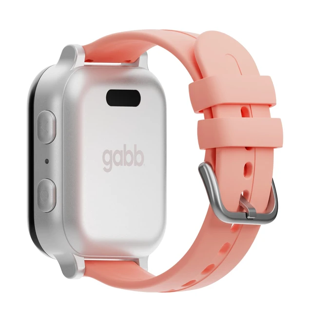 Alt view image 6 of 7 - Watch Style Band, Kids Smartwatch Strap, Peachy Pink | Soft Silicone, Water Resistant, Sweatproof, Replacement Strap