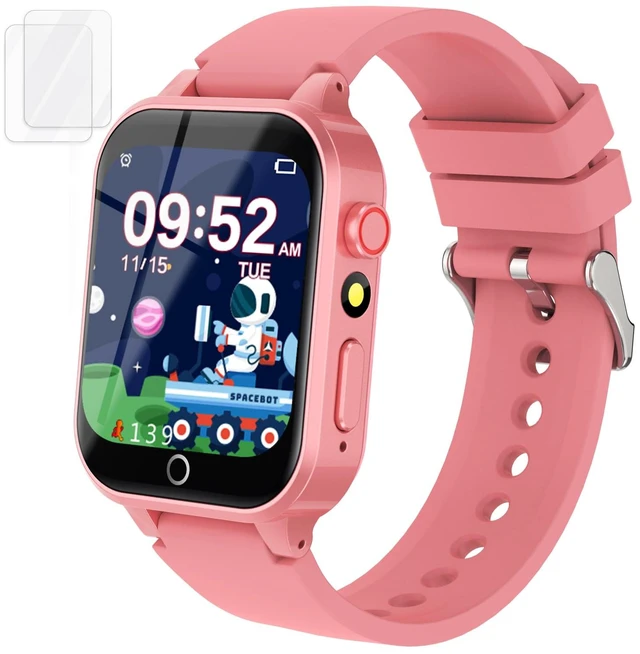 Main image of Kids Smart Watches Girls Age 6-12, 26 Games Touchscreen Kids Watch with Video Camera Music Player Learning Cards Audiostory Flashlight 12/24 hr Educational Toys Birthday Gifts for Girls Ages 6 7 8