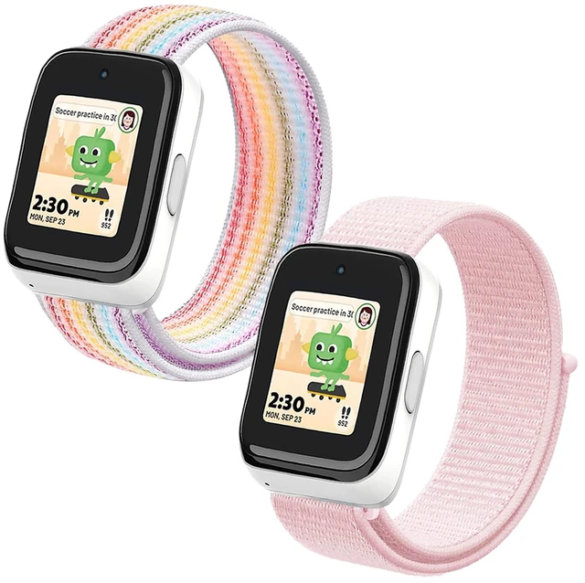 Main image of Kids Nylon Bands for SyncUP Kids Watch 2/1, Hook&Loop Band for Boys Girls | Breathable, Lightweight & Adjustable The Perfect Replacement Band for Active Children