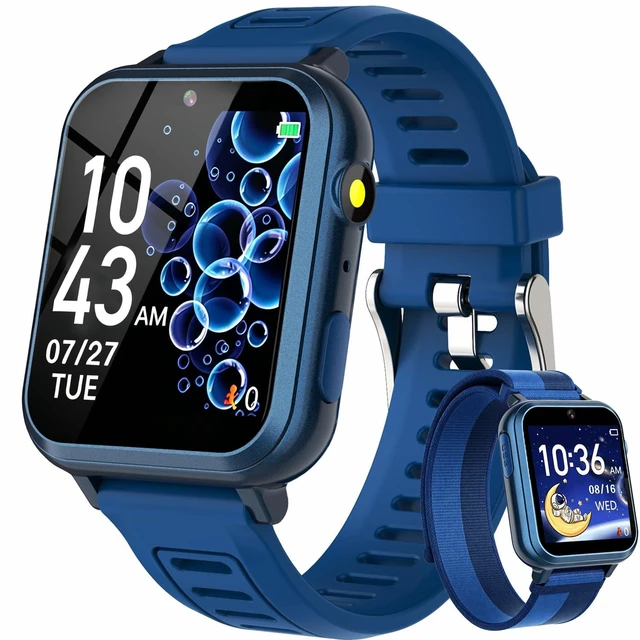 Main image of Kids Game Smart Watch for Kids with 39 Puzzle Games HD Touchscreen | Camera Music Player Pedometer Alarm Clock Calculator Flashlight 12/24hr Kid Watch Gift for 4-12 Year Old Boys Toys for Kid