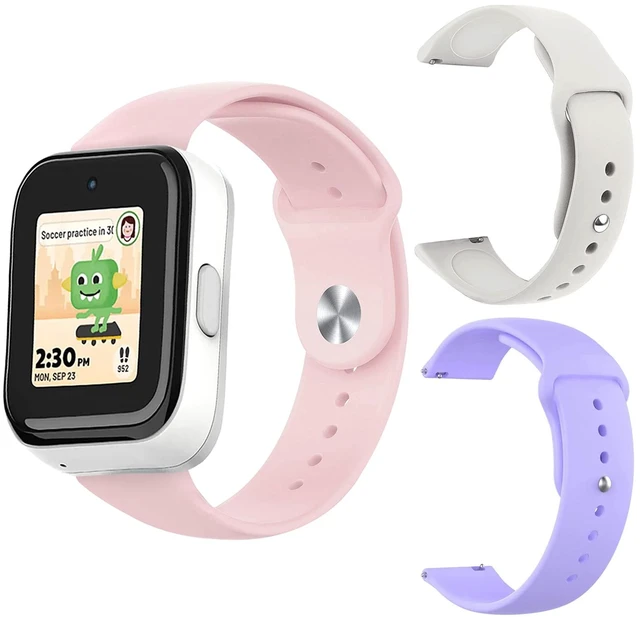 Main image of Compatible with SyncUP Kids Watch 2/1 Band, 3Pack Bands Compatible with Tmobile Sync UP Kids Watch 2/1 Band, Soft Silicone Sport 20mm Watch Band Replacement