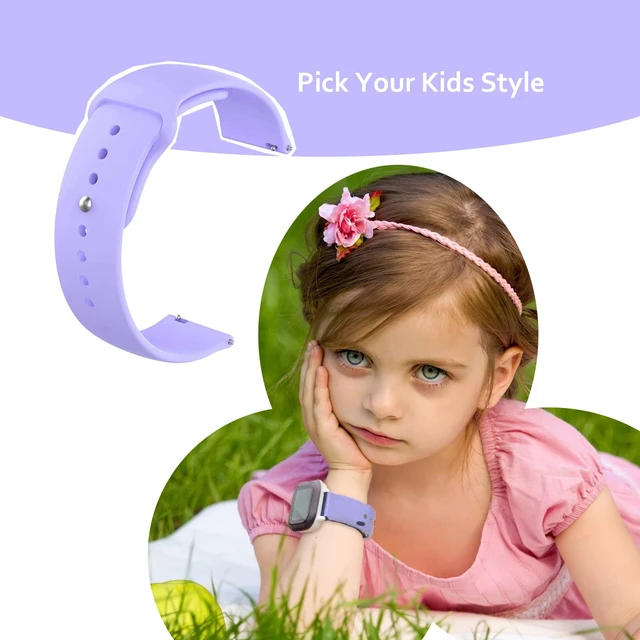 Alt view image 5 of 6 - Compatible with SyncUP Kids Watch 2/1 Band, 3Pack Bands Compatible with Tmobile Sync UP Kids Watch 2/1 Band, Soft Silicone Sport 20mm Watch Band Replacement