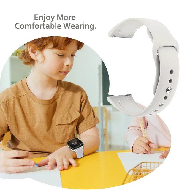 Alt view image 6 of 6 - Compatible with SyncUP Kids Watch 2/1 Band, 3Pack Bands Compatible with Tmobile Sync UP Kids Watch 2/1 Band, Soft Silicone Sport 20mm Watch Band Replacement