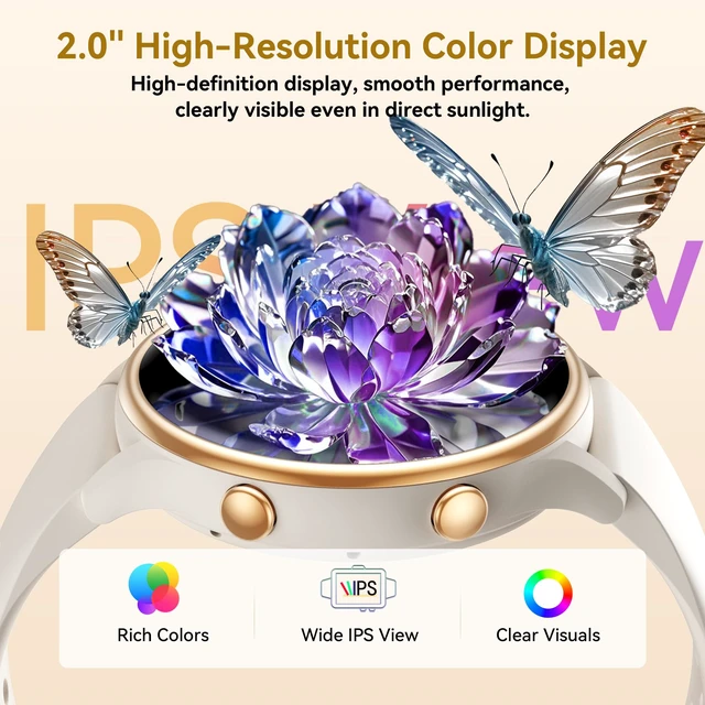 Alt view image 3 of 7 - Smart Watches for Women, Fitness Tracker with Heart Rate & SpO2 Monitor, IP67 Waterproof Activity Tracker for Men & Women, Smart Watch Works with Android and iPhone