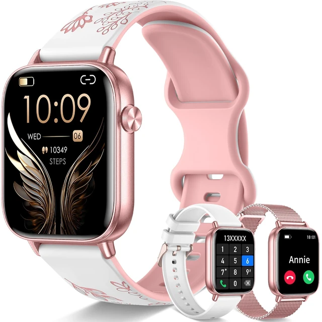 Main image of 1.83'' Smart Watch for Women with Bluetooth Call (Answer/Dial), Activity Fitness Tracker with 100+ Sport Modes Heart Rate/Sleep Monitor Pedometer, Women Smartwatches Compatible Android Phone iPhone