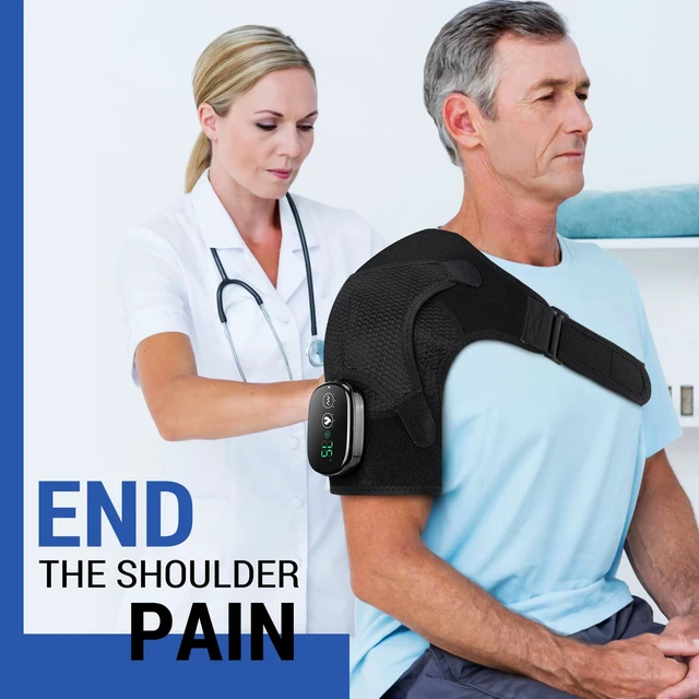Alt view image 6 of 6 - Shoulder Heating Pad with Massage, FSA Eligible Items List, Heated Shoulder Wrap for Pain Cordless, HSA Approved Products Only