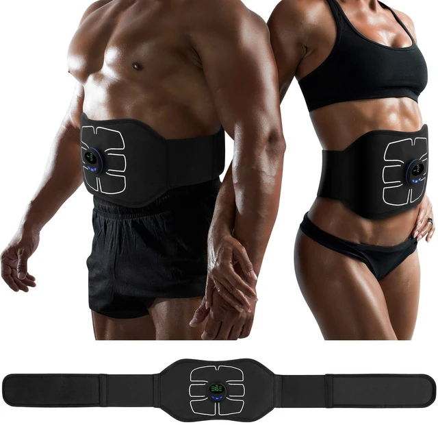 Main image of ABS Stimulator,Ab Machine,Abdominal Toning Belt Workout Portable Ab Stimulator Home Office Fitness Workout Equipment for Abdomen Black