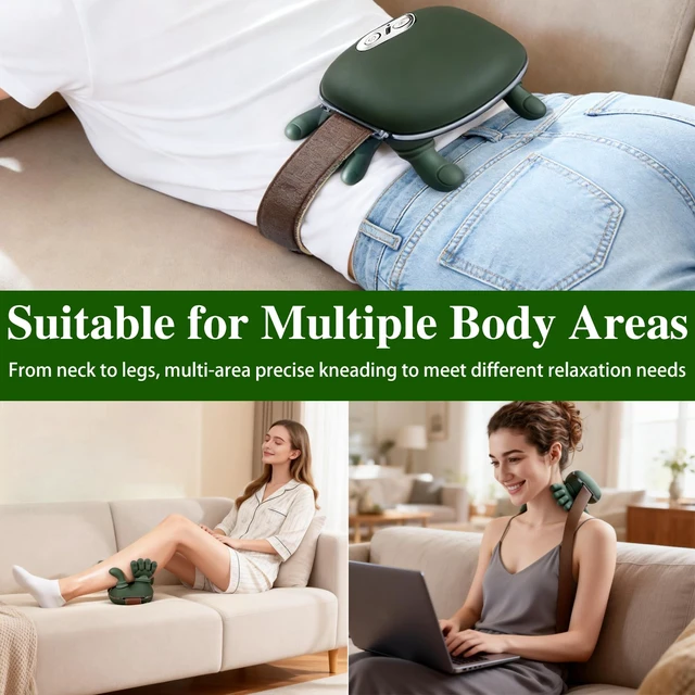 Alt view image 5 of 6 - Bionic Hand Neck and Shoulder Massager with Heat 4D Shiatsu Tissue Massager | Intelligent Simulated Human Hand Design for Relax Muscles & Relieve Arm&Leg Fatigue