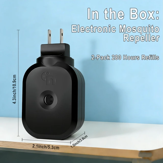Alt view image 2 of 7 - Indoor Mosquito Repellent Device, Electric Mosquito Repellent Indoor Use | Plug in Mosquito Repeller for Home Bedroom Living Room Office Kitchen Hotel