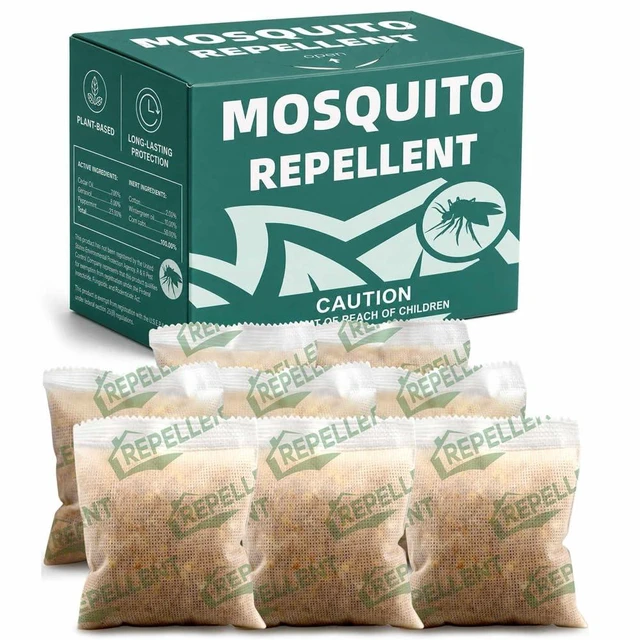 Main image of Mosquito Repellent Outdoor Patio, Backyard Mosquito Repellents-8P | Mosquito Deterrent Indoor for Home, Mosquito Control for Door, Keep Mosquito Away from Garage, Last up to 2 Months