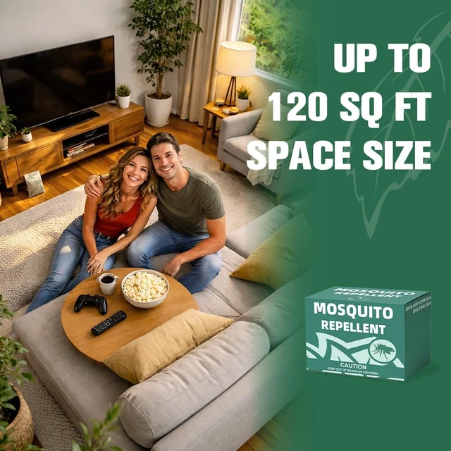 Alt view image 5 of 7 - Mosquito Repellent Outdoor Patio, Backyard Mosquito Repellents-8P | Mosquito Deterrent Indoor for Home, Mosquito Control for Door, Keep Mosquito Away from Garage, Last up to 2 Months