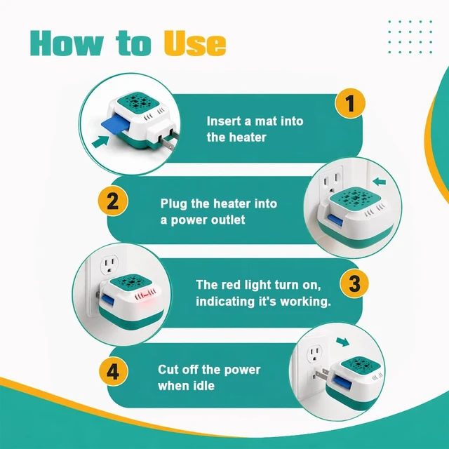 Alt view image 2 of 7 - Mosquito Repellent Indoor Use, Plug in Mosquito Repellant-30 Pcs | Mosquito Deterrent with 20' Zone, Keep Mosquito Away from Home, Bedroom