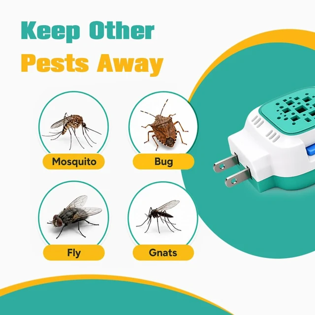 Alt view image 5 of 7 - Mosquito Repellent Indoor Use, Plug in Mosquito Repellant-30 Pcs | Mosquito Deterrent with 20' Zone, Keep Mosquito Away from Home, Bedroom