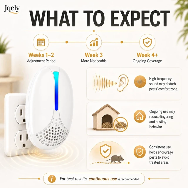 Alt view image 3 of 7 - 2026 Upgraded Ultrasonic Pest Repeller Indoor, Plug-in Mouse Traps, WHT 6P | Electronic Pest Control for Mouse, Rat, Ant, Roach, Spider, Mosquito and Bug in Home, Office, Store, Garage and Kitchen
