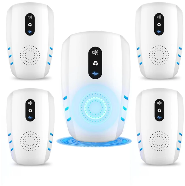 Main image of 2026 Upgraded Ultrasonic Pest Repellent Indoor Repeller, Mouse Traps, Repellent Roach, Mouse, Bugs, Mosquito, Mice, Spider, Ant, Rodent Repellent Ultrasonic Plug in, 3 Mode Switching5 Pack