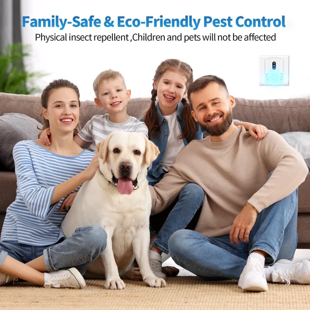 Alt view image 4 of 7 - 2026 Upgraded Ultrasonic Pest Repellent Indoor Repeller, Mouse Traps, Repellent Roach, Mouse, Bugs, Mosquito, Mice, Spider, Ant, Rodent Repellent Ultrasonic Plug in, 3 Mode Switching5 Pack