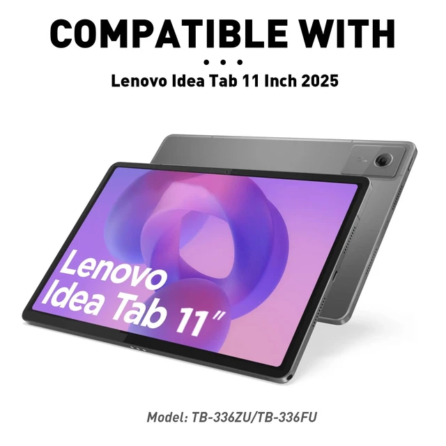 Alt view image 2 of 7 - Keyboard Case Touch for Lenovo Idea Tab 11" 2025, Bluetooth Keyboard with Trackpad & Twill Cover Case & Adjustable Kickstand & Lighting Keys for Lenovo Idea Tab 11 inch
