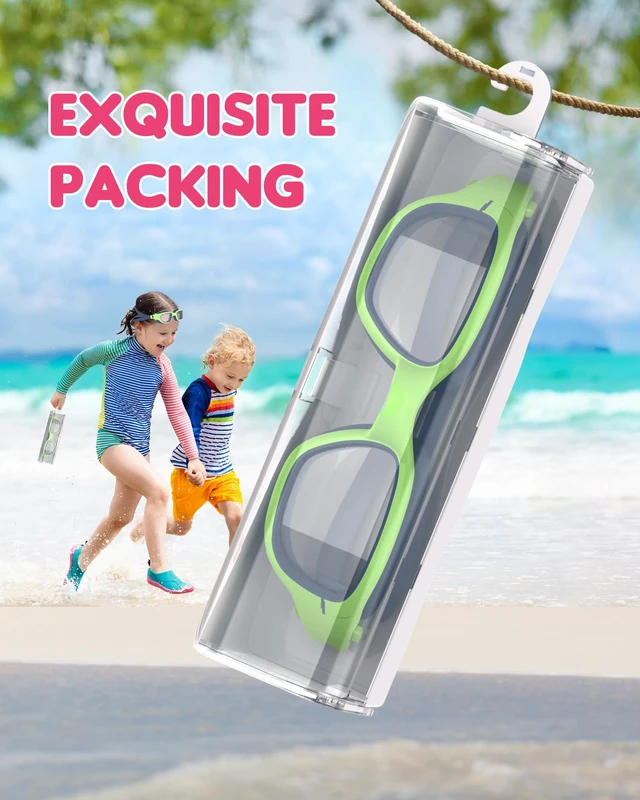 Alt view image 6 of 7 - Kids Swim Goggles 6-14, Anti-Fog UV Protection | Soft Adjustable Strap, Leakproof Seal, Comfortable Fit, Durable Material, Vibrant Colors, Clear Underwater Vision