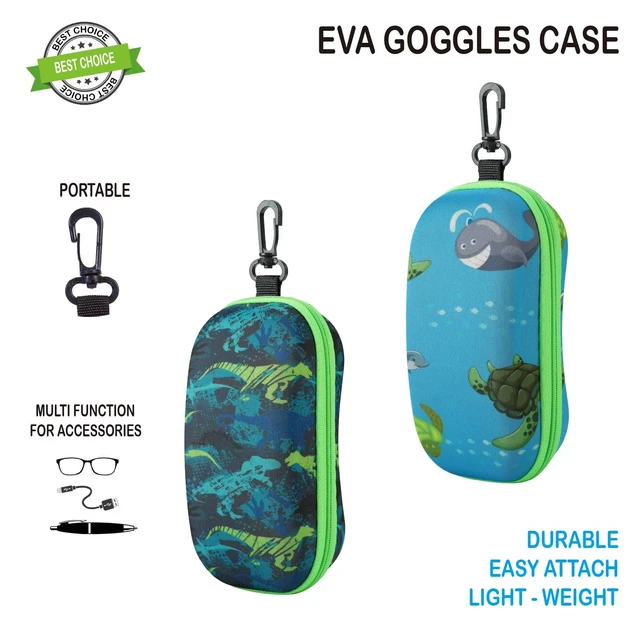 Alt view image 4 of 6 - Swim Goggles 2 Pack Anti-Fog UV Proection Wide View Swimming Goggles for Kids 3-8