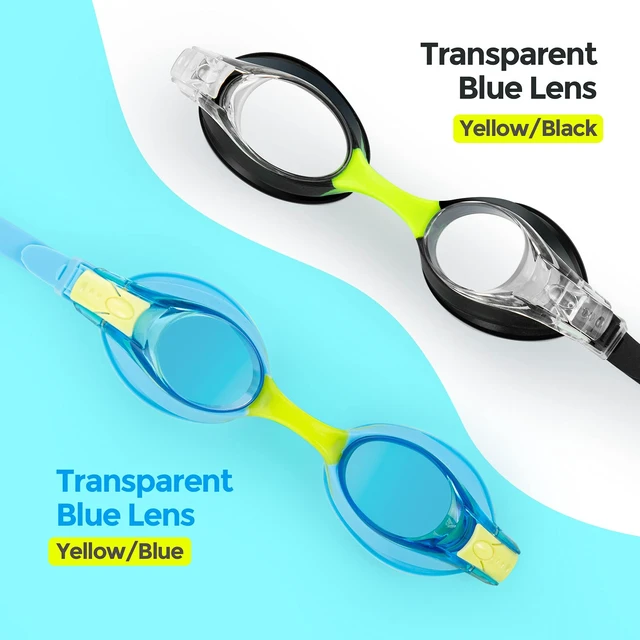 Alt view image 3 of 7 - Unisex-kids swim goggles,Anti Fog goggles for kids No Leaking Clear Vision Water Pool Swimming Goggles