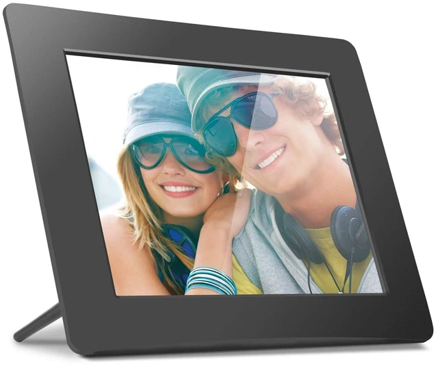 Main image of 8 Inch LCD Digital Photo Frame with Auto Slideshow Using USB SD/SDHC (ADPF08SF) - Black