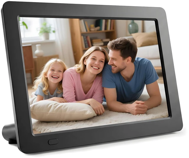 Main image of DPF710 7" Digital Photo Frame with Ultra Slim Design; Plug in SD card or USB Flash drive and enjoy HD slideshow