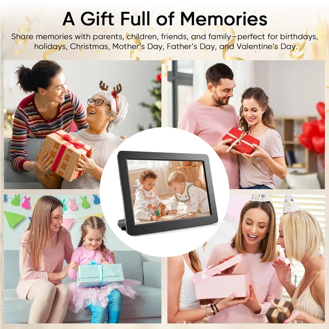 Alt view image 6 of 7 - DPF710 7" Digital Photo Frame with Ultra Slim Design; Plug in SD card or USB Flash drive and enjoy HD slideshow
