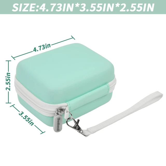 Alt view image 5 of 7 - Camera Case for KODAK PIXPRO FZ45/FZ55 with Bump Divider | For CAMKORY DC403 and for Canon IXUS 285 HS; Raised Bump Divider, Elastic Strap and Mesh Pocket, Green, Case Only