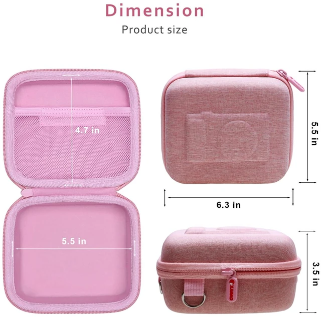 Alt view image 5 of 7 - Hard Case for Sony a6400/a6700/a6100/a6000/a5000/a5100/ZV-E10/ZVE10 II or Fujifilm X100VI / X100V Digital Camera (Pink)