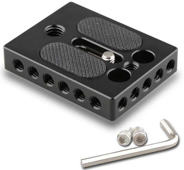 Main image of Camera Baseplate with 1/4" & 3/8" Thread Hole for DSLR Camera Cage