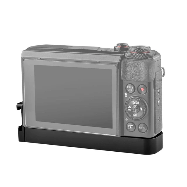 Alt view image 7 of 7 - Camera Extension Base Plate for Canon G7X Mark III and Mark II | Aluminum Alloy Camera Plate,Video Shooting,Vlogging Accessories, Microphone Light Bracket with Cold Shoe Mount