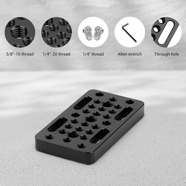 Alt view image 3 of 7 - Switching Plate Camera Easy Plate for Railblocks, Dovetails and Short Rods - Longer Version - 1598